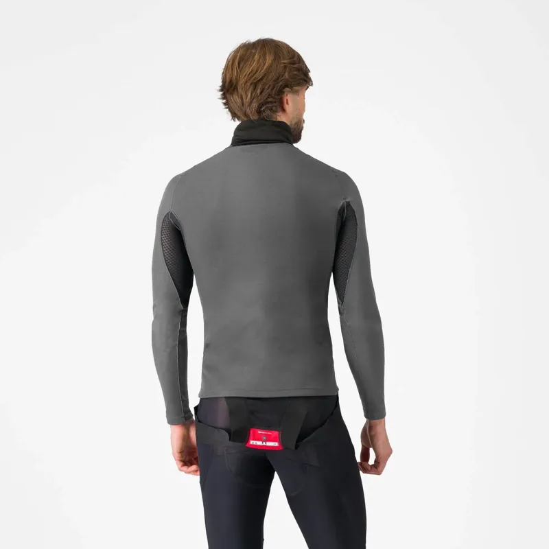 Castelli Flanders 2 High Baselayer with  Neck Warmer in Grey-1