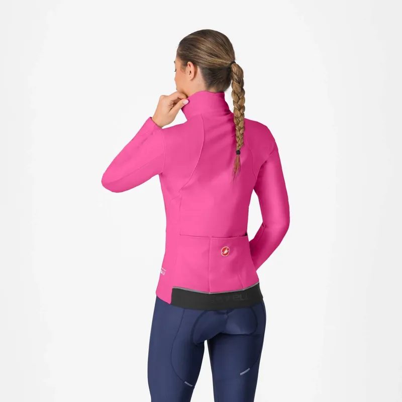 Castelli Espresso Air Womens Jacket in Violet Pink-1