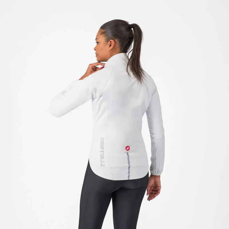 Castelli Emergency 3 Womens Rain Jacket in White-1