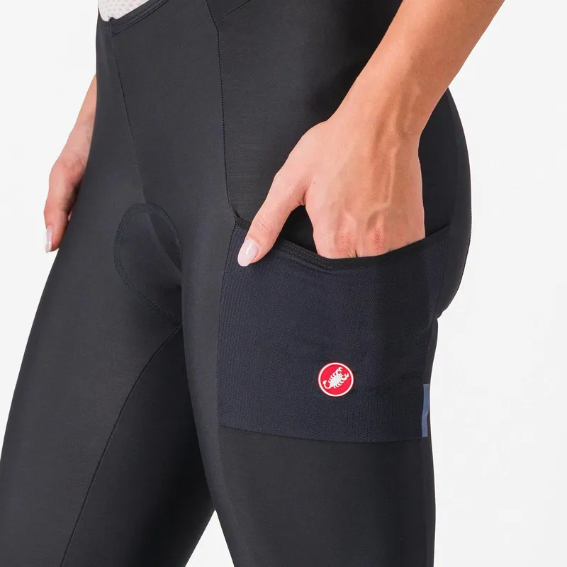 Castelli Unlimited Womens DT Bib Tight in Black-2