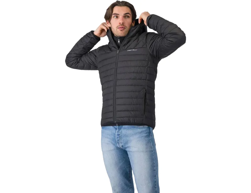 Balfes Bikes Castelli Classico Puffy Jacket in Black | Free postage over £30, £10 off first order, price match & 0% finance.