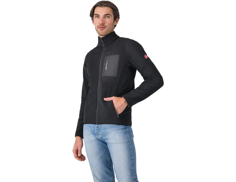 Balfes Bikes Castelli Classico Fleece Jacket in Black | Free postage over £30, £10 off first order, price match & 0% finance.