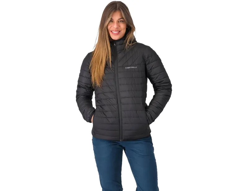 Balfes Bikes Castelli Classico Womens Puffy Jacket in Black | Free postage over £30, £10 off first order, price match & 0% finance.