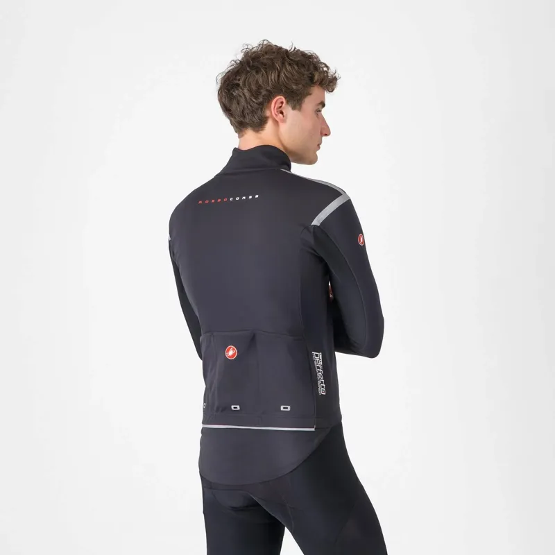 Castelli Perfetto RoS 3 Jacket in Light Black/Silver Reflex-1