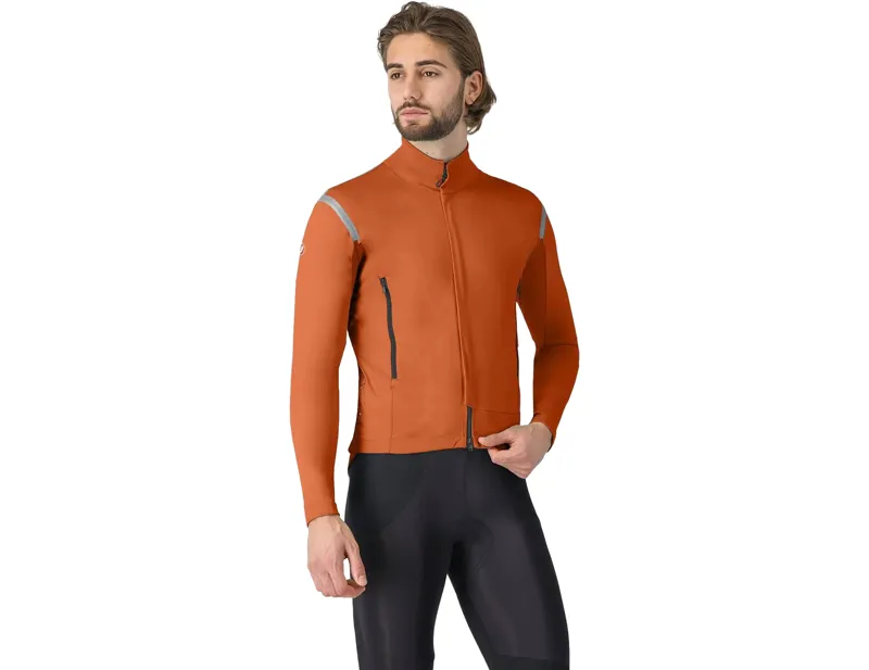 Balfes Bikes Castelli Perfetto RoS 3 Jacket in Mocha/Black Reflex | Free postage over £30, £10 off first order, price match & 0% finance.