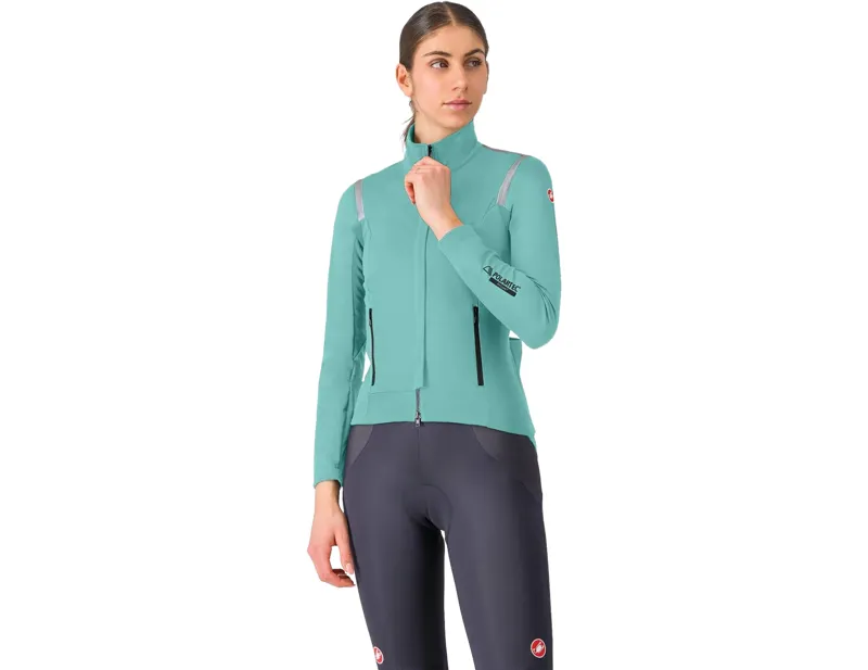 Balfes Bikes Castelli Perfetto RoS 3 Womens Jacket in Pool Blue/Black Reflex | Free postage over £30, £10 off first order, price match & 0% finance.