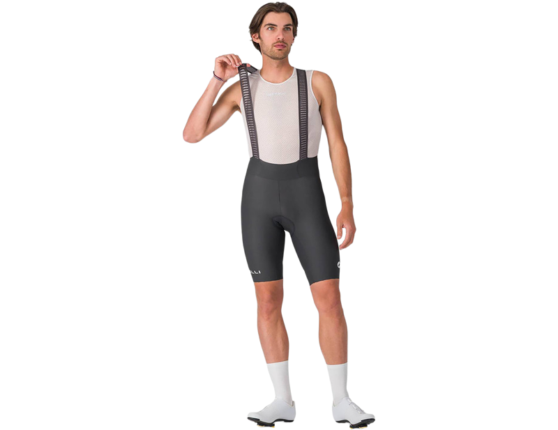Castelli Espresso 2 Bib Short in Dark Grey