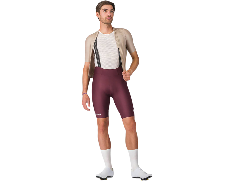 Castelli Espresso 2 Bib Short in Deep Bordeaux-3
