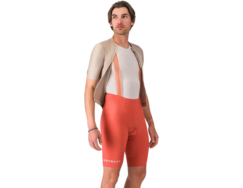 Castelli Espresso 2 Bib Short in Paprika