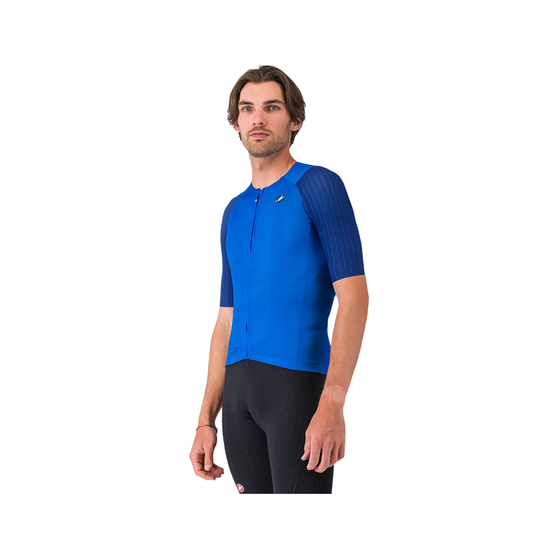 Balfes Bikes Castelli Aero Race 8S Short Sleeve Jersey in Azzurro Italia | Free postage over £30, £10 off first order, price match & 0% finance.