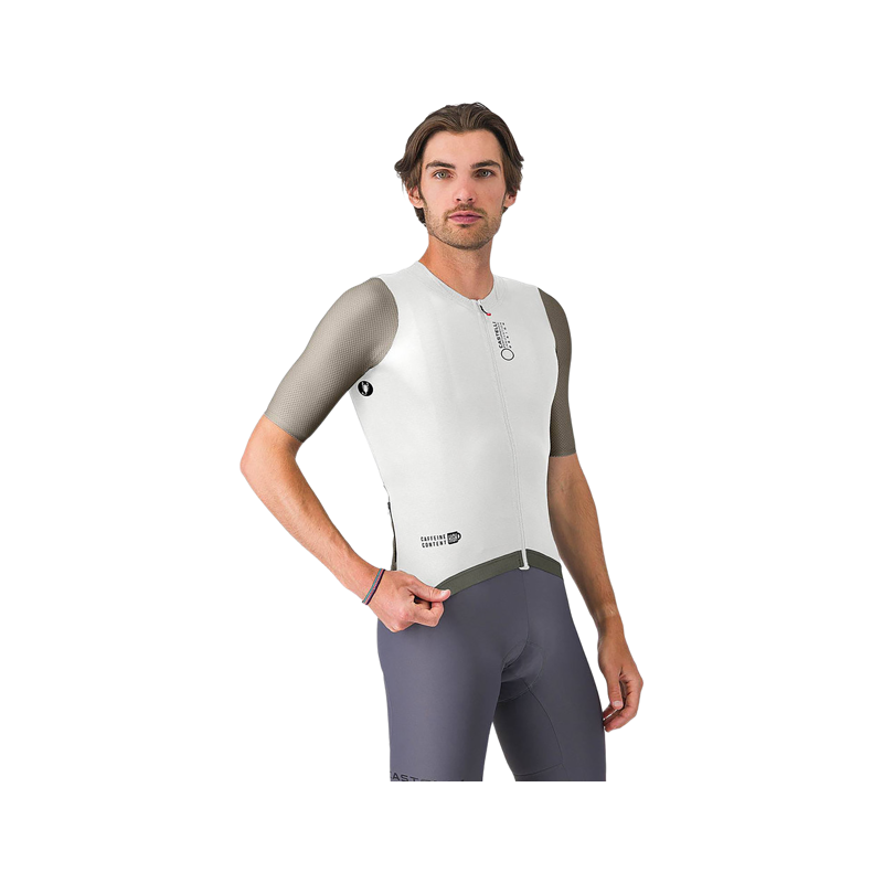 Balfes Bikes Castelli Corretto Short Sleeve Jersey in Ivory/ClayBlack | Free postage over £30, £10 off first order, price match & 0% finance.