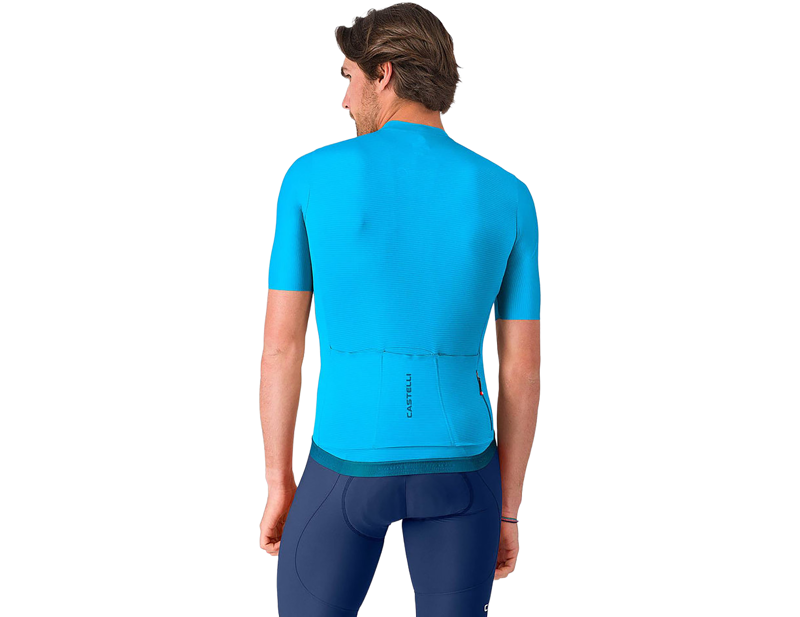 Castelli Espresso 2 Short Sleeve Jersey in Neon Cobalt-1