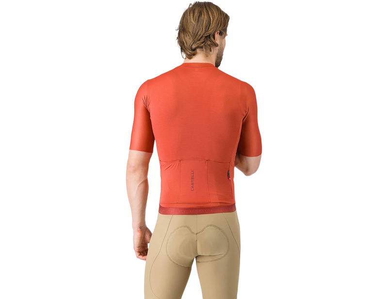 Castelli Espresso 2 Short Sleeve Jersey in Paprika-5
