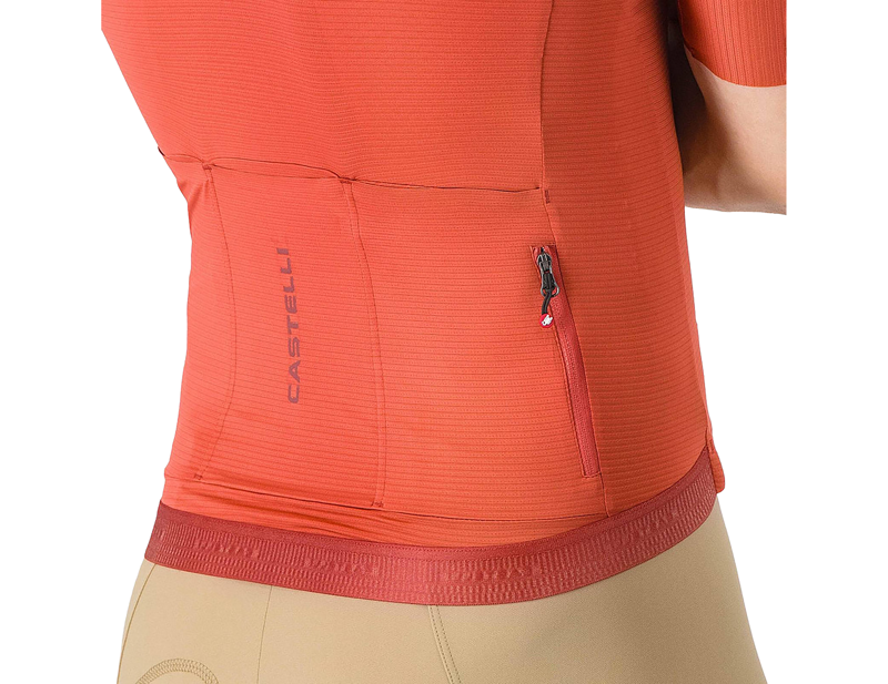 Castelli Espresso 2 Short Sleeve Jersey in Paprika-4