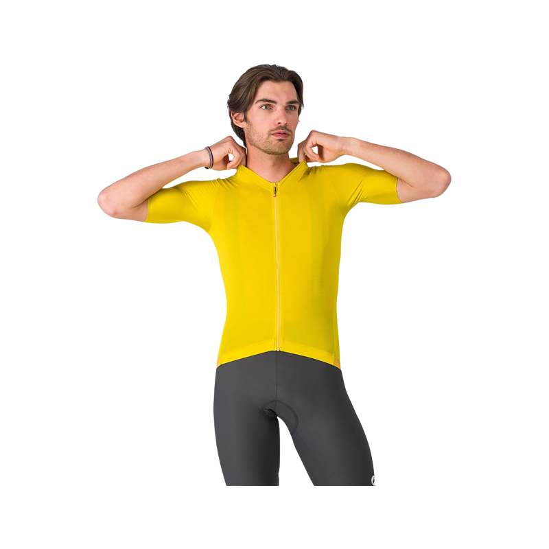Balfes Bikes Castelli Espresso 2 Short Sleeve Jersey in Mango Mojito | Free postage over £30, £10 off first order, price match & 0% finance.