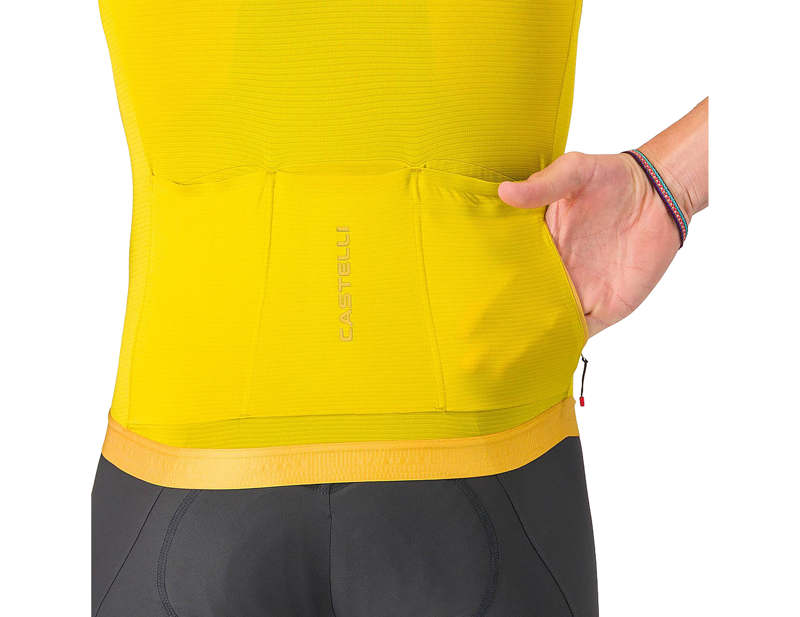 Castelli Espresso 2 Short Sleeve Jersey in Mango Mojito-3