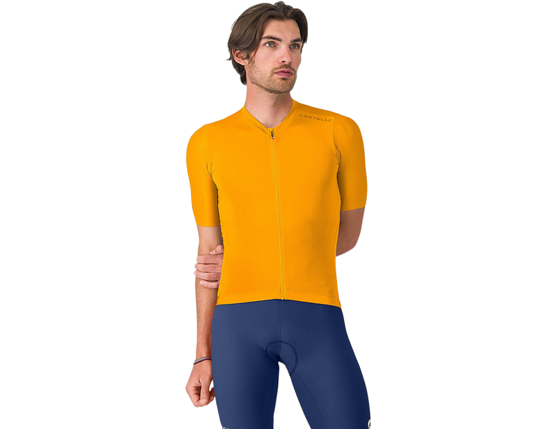 Castelli Espresso 2 Short Sleeve Jersey in Vivid Orange