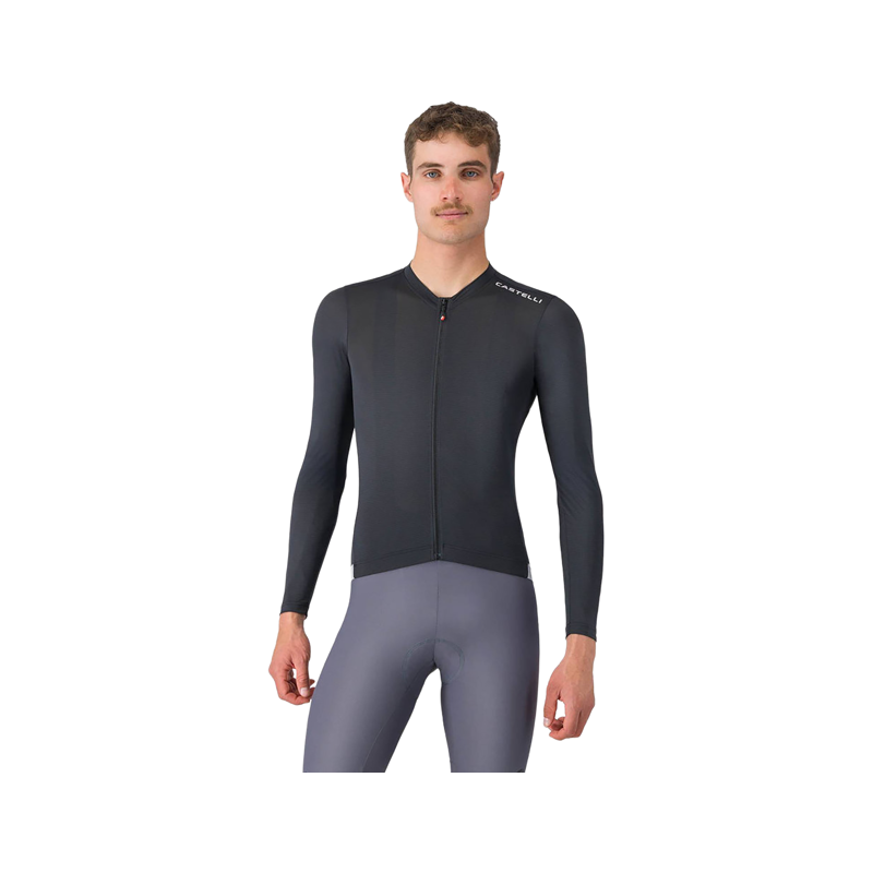 Balfes Bikes Castelli Espresso 2 Long Sleeve Jersey in Black | Free postage over £30, £10 off first order, price match & 0% finance.