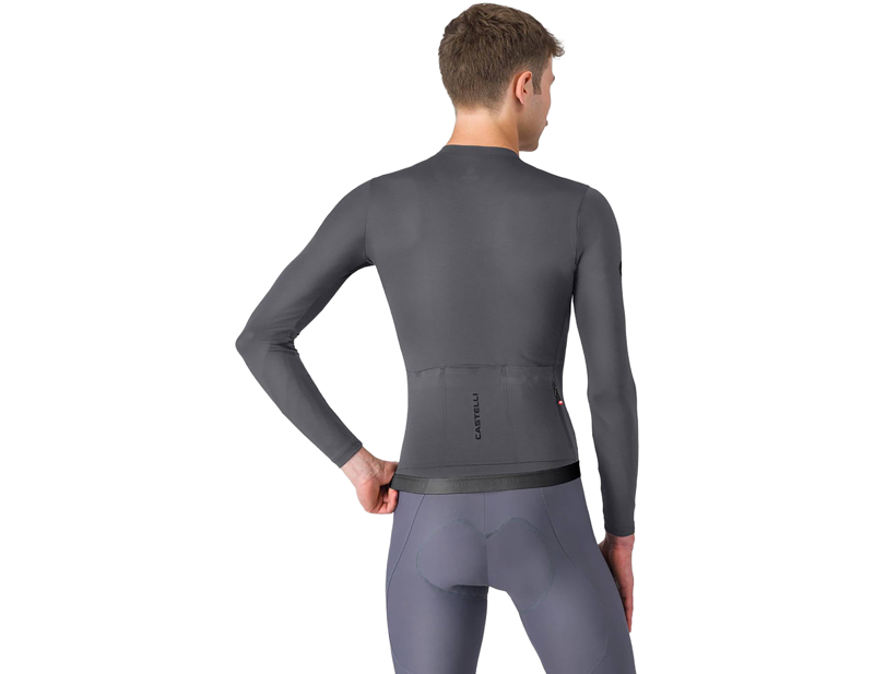 Castelli Espresso 2 Long Sleeve Jersey in Smoky Grey-1