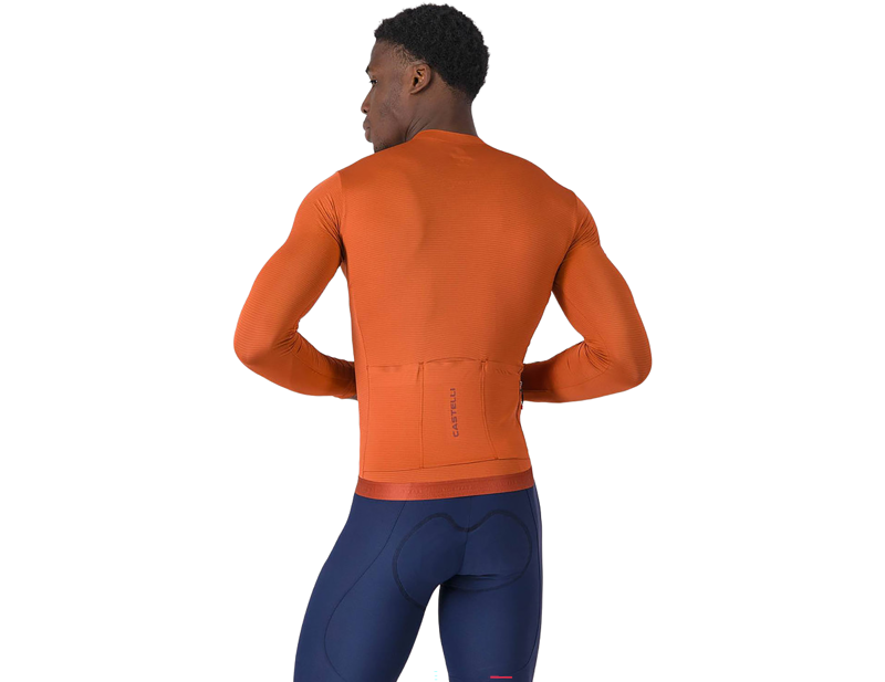 Castelli Espresso 2 Long Sleeve Jersey in Paprika-1