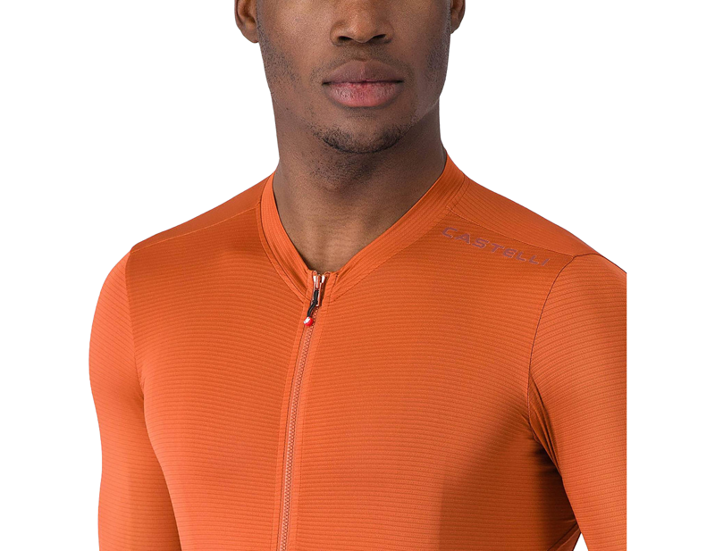 Castelli Espresso 2 Long Sleeve Jersey in Paprika-2