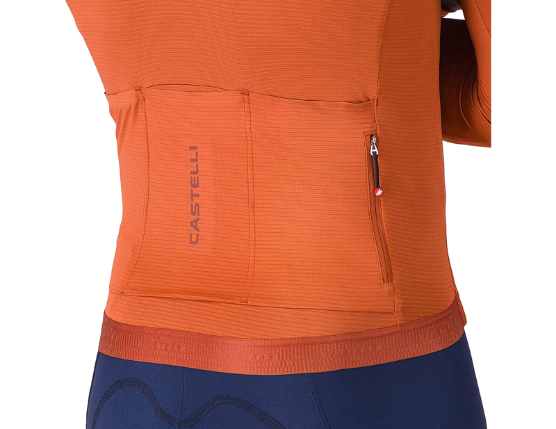 Castelli Espresso 2 Long Sleeve Jersey in Paprika-3