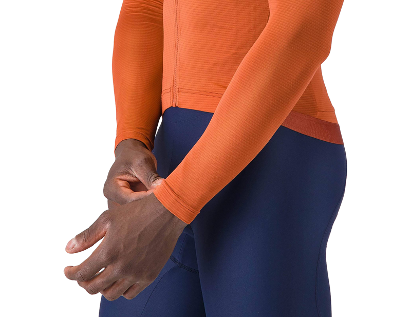 Castelli Espresso 2 Long Sleeve Jersey in Paprika-4