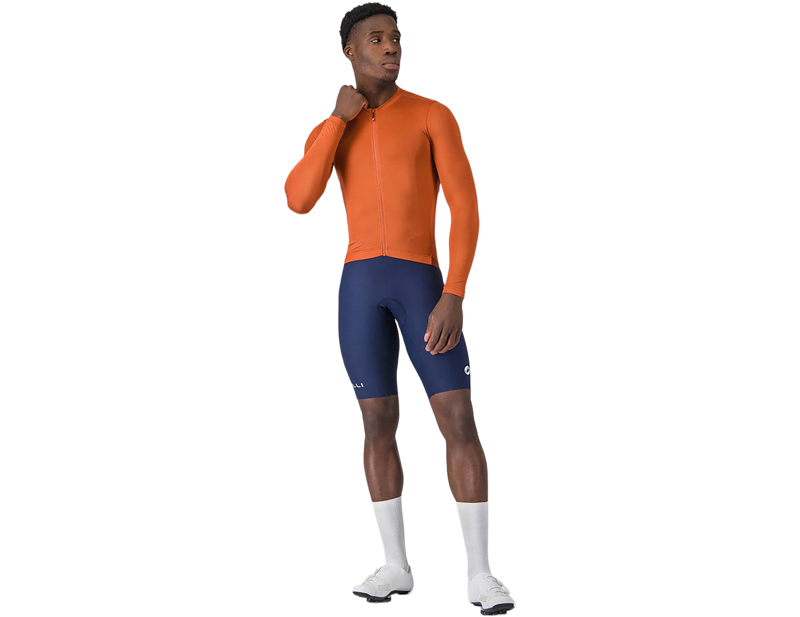 Castelli Espresso 2 Long Sleeve Jersey in Paprika-5