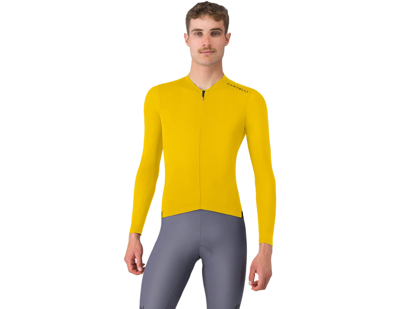 Castelli Espresso 2 Long Sleeve Jersey in Mango Mojito