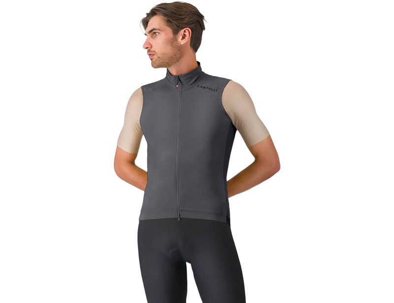 Castelli Espresso 2 Vest in Smoky Grey