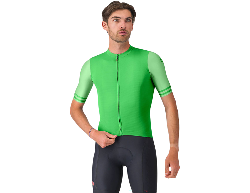 Castelli Prologo Lite 2 Short Sleeve Jersey in Kelly Green
