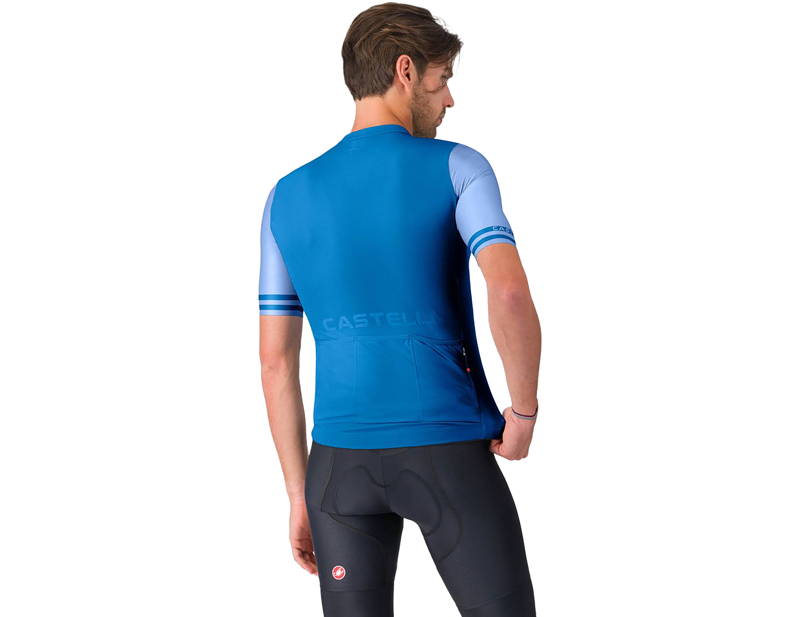 Castelli Prologo Lite 2 Short Sleeve Jersey in Azzurro Italia-1