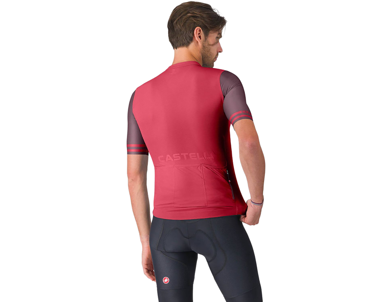 Castelli Prologo Lite 2 Short Sleeve Jersey in Rich Red/Bordeaux-1