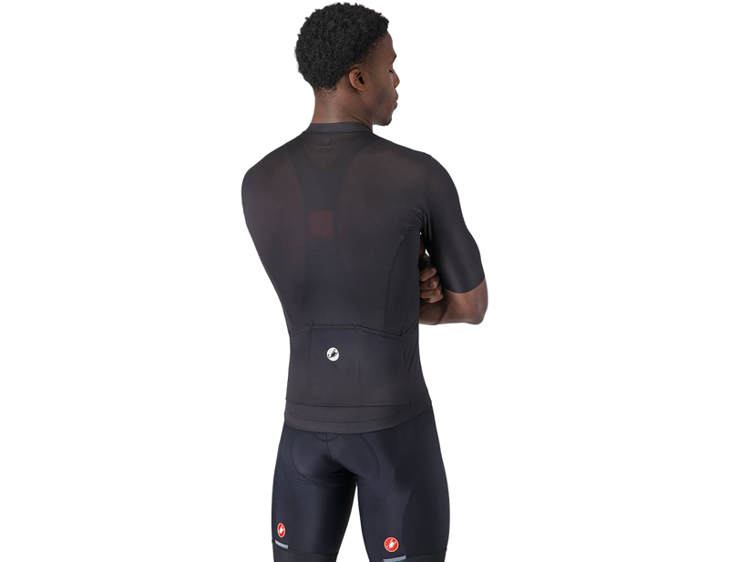 Castelli Entrata Apex Short Sleeve Jersey in Black/White-1