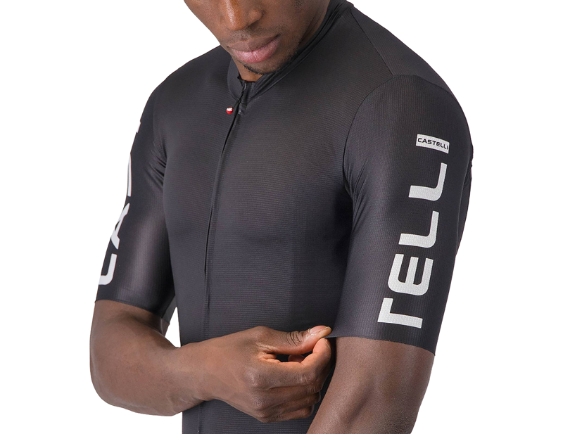 Castelli Entrata Apex Short Sleeve Jersey in Black/White-5