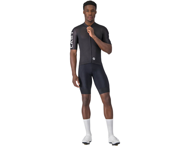 Castelli Entrata Apex Short Sleeve Jersey in Black/White-2