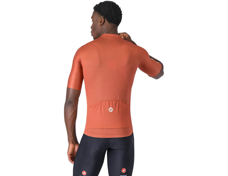 Castelli Entrata Apex Short Sleeve Jersey in Paprika/Silver Moon-1