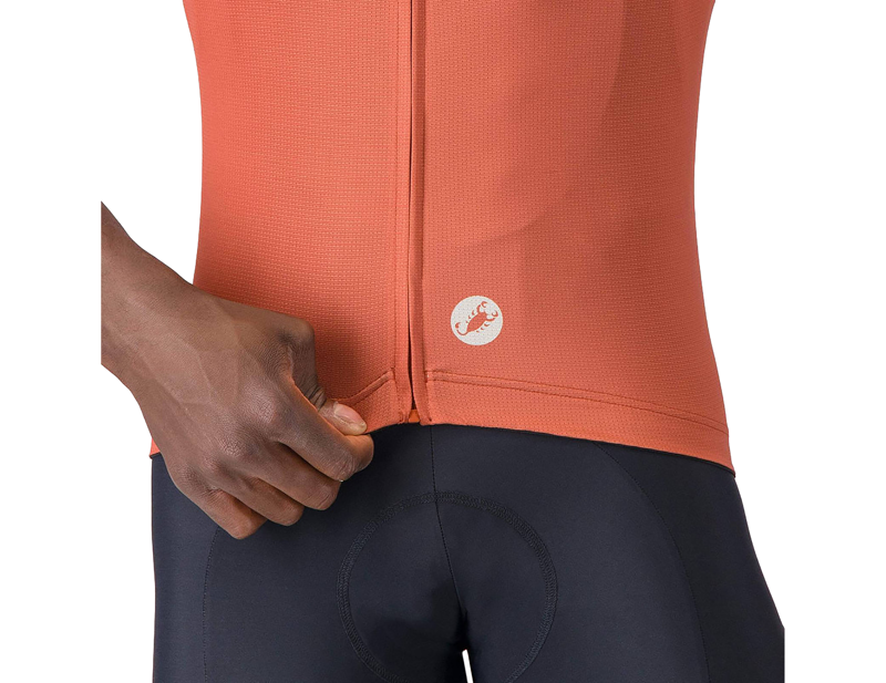 Castelli Entrata Apex Short Sleeve Jersey in Paprika/Silver Moon-3