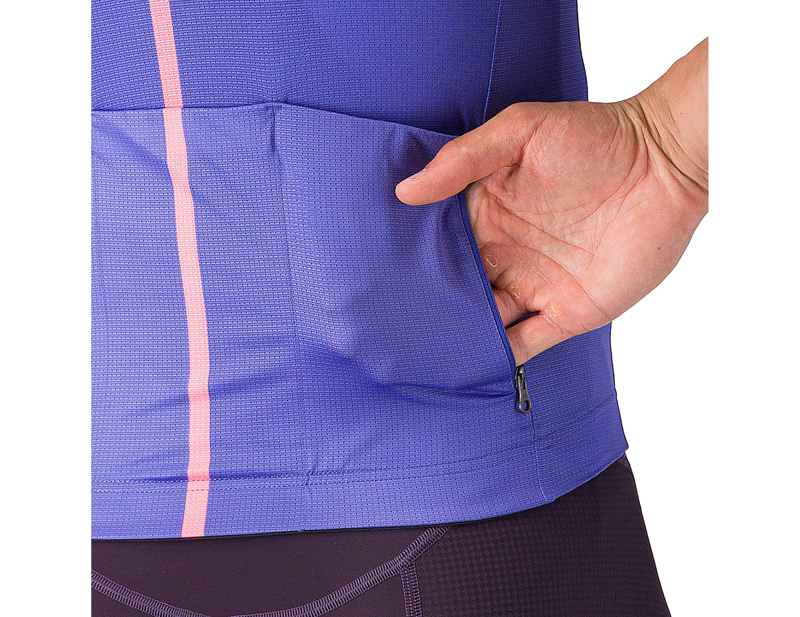 Castelli Drittone Logo Short Sleeve Jersey in Ultraviolet/Rosa Giro-6