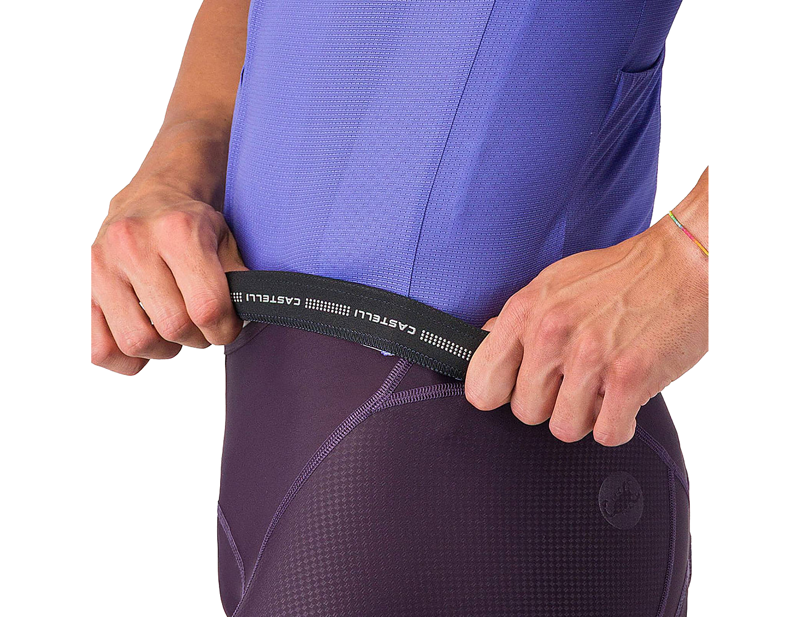 Castelli Drittone Logo Short Sleeve Jersey in Ultraviolet/Rosa Giro-3