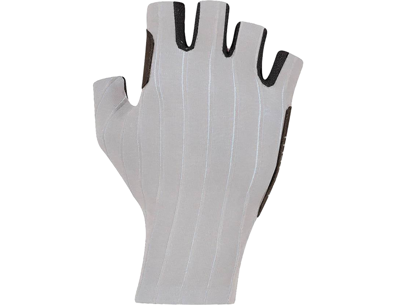Castelli Rosso Corsa Pro Mitts in Silver Grey