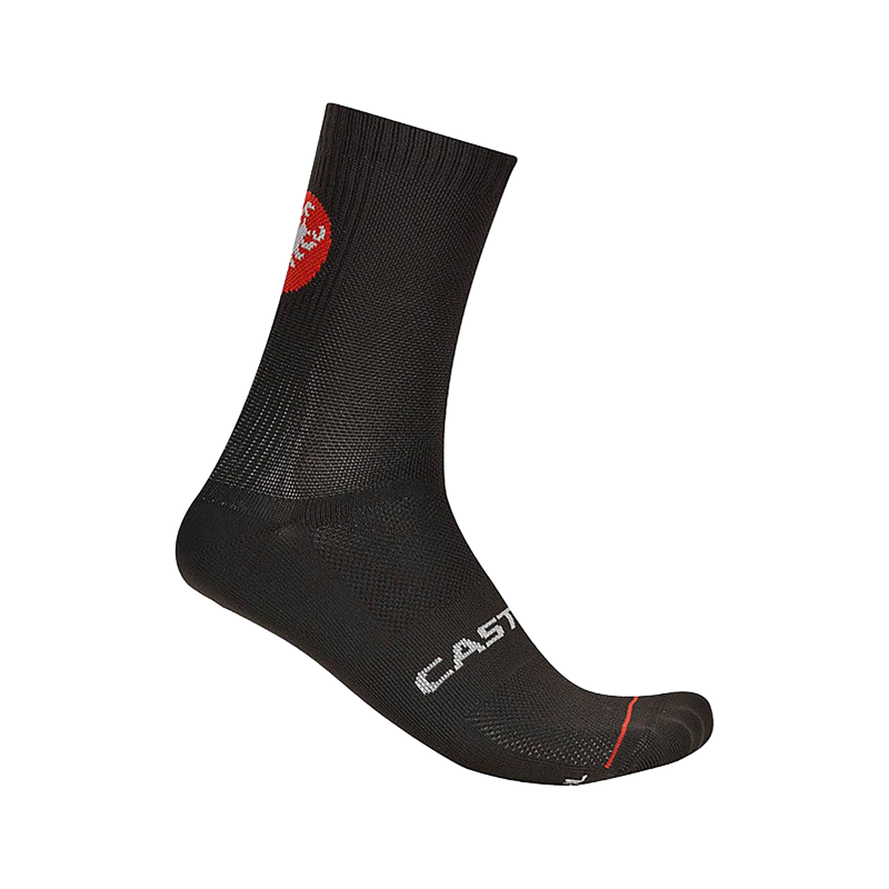 Balfes Bikes Castelli Entrata 12 Sock in Black | Free postage over £30, £10 off first order, price match & 0% finance.