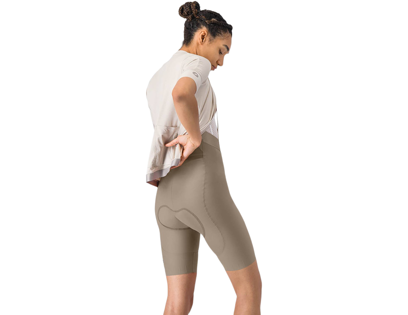 Castelli Espresso 2 Women's DT Bib Short in Clay-1
