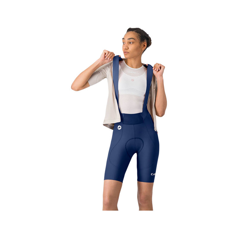 Balfes Bikes Castelli Espresso 2 Women's DT Bib Short in Belgian Blue | Free postage over £30, £10 off first order, price match & 0% finance.