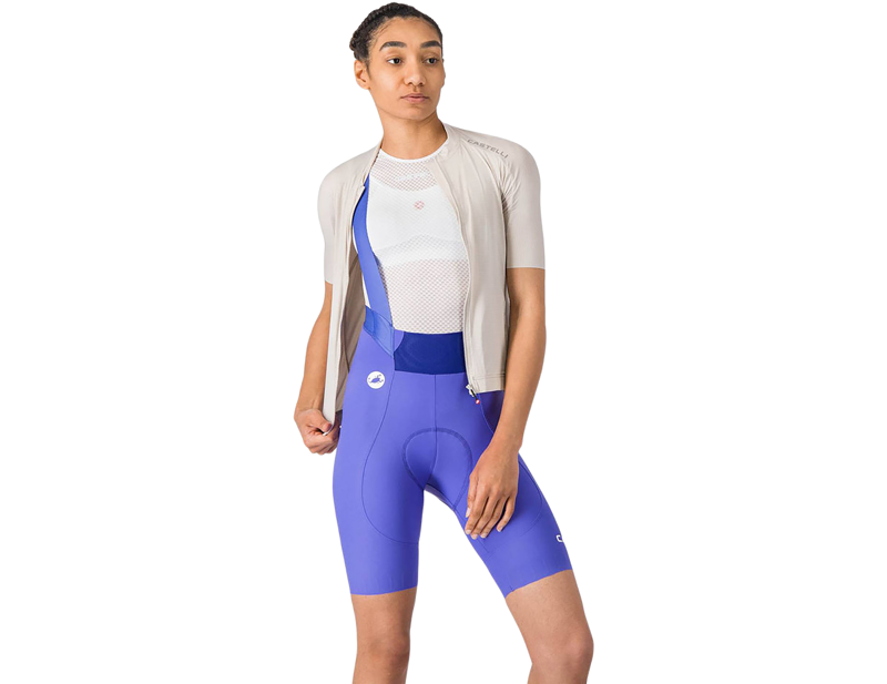 Castelli Espresso 2 Women's DT Bib Short in Ultraviolet-2