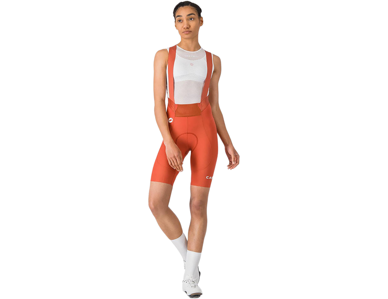 Castelli Espresso 2 Women's DT Bib Short in Paprika-5