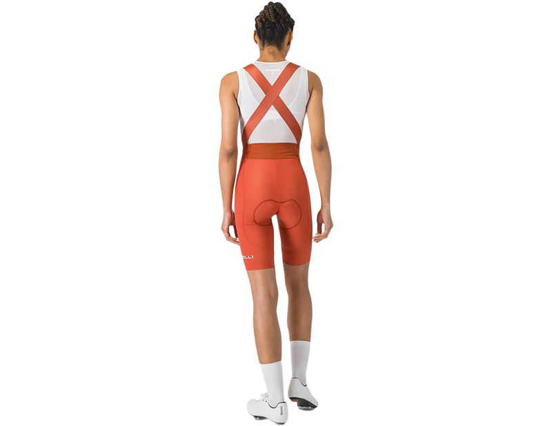 Castelli Espresso 2 Women's DT Bib Short in Paprika-4