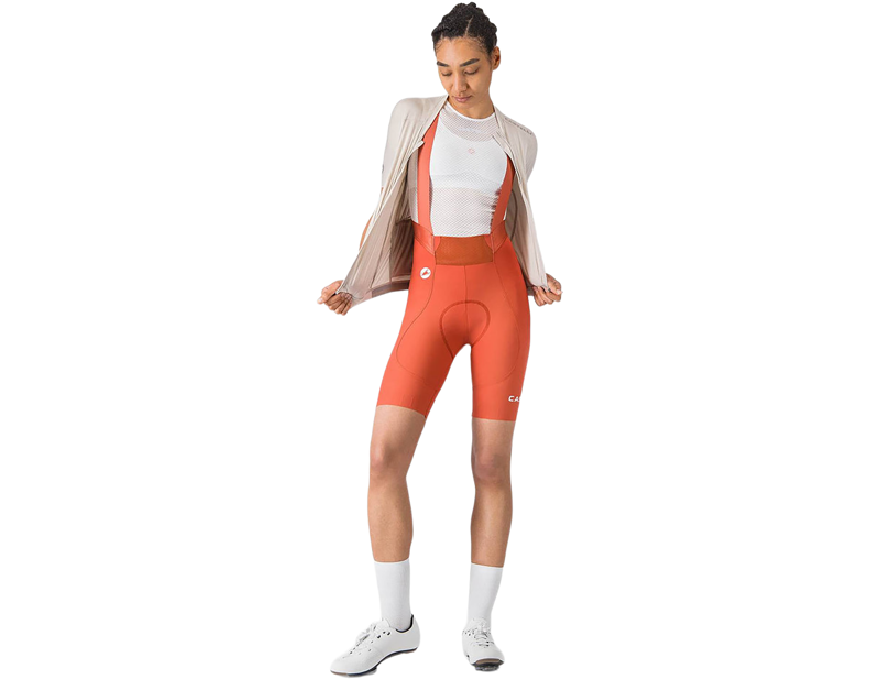 Castelli Espresso 2 Women's DT Bib Short in Paprika-3