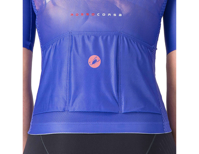 Castelli Climber's A/C Women's Short Sleeve Jersey in Ultraviolet/Purple Mist-3