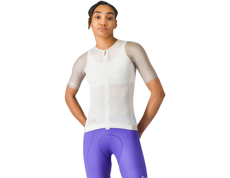 Castelli Corretto Women's Jersey in Ivory/Clay